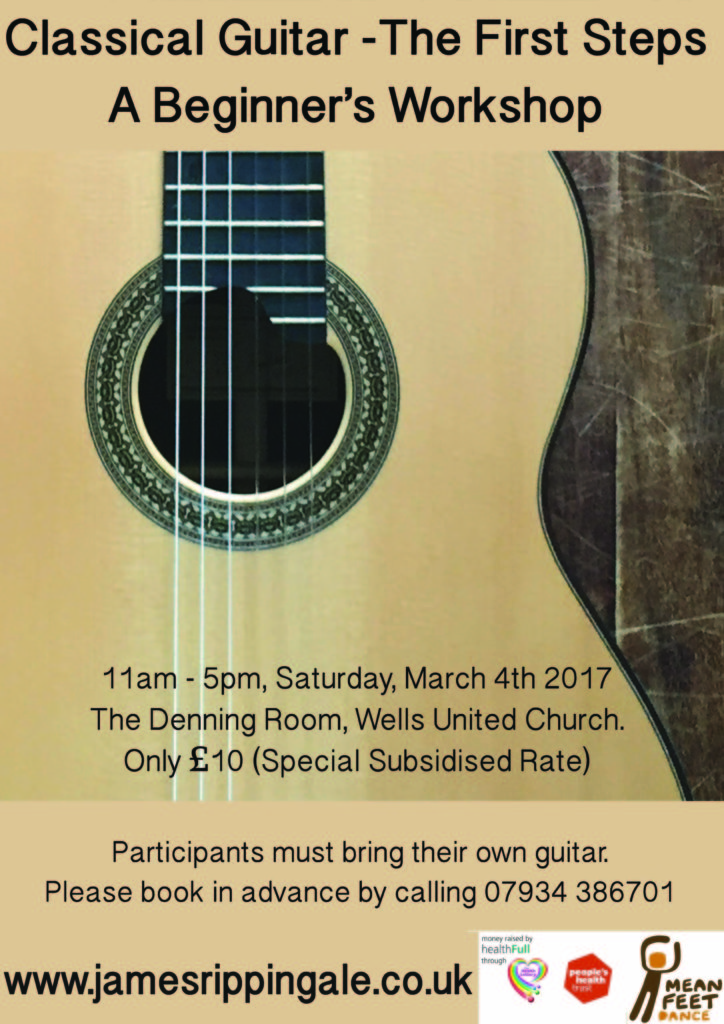 Guitar Beginners Workshop Poster